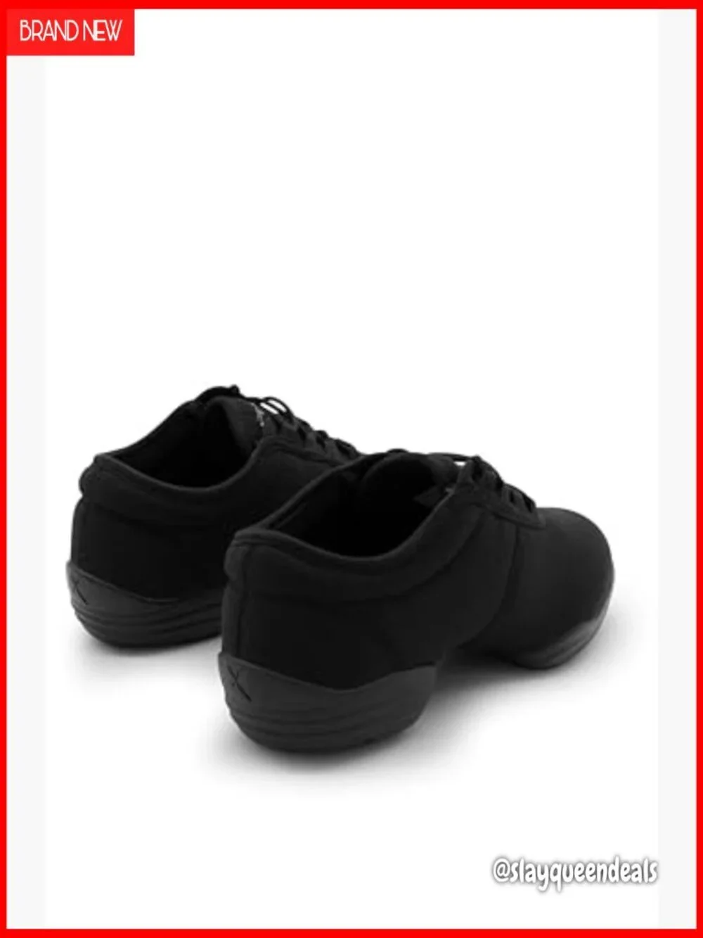 Canvas Dance Sneakers with Padded Tongue and Removable Footbed